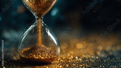 Serene setting illuminated by luminous microcosmic shining particles creates tranquility. Peaceful atmosphere filled with shimmering tiny lights evoking mindfulness and slowpaced living