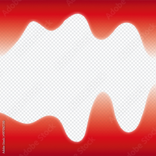 Karofenster Mund rot