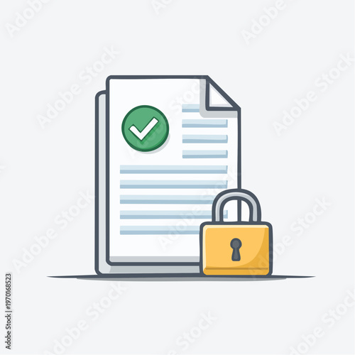 DSGVO Datenschutz Dokument Icon