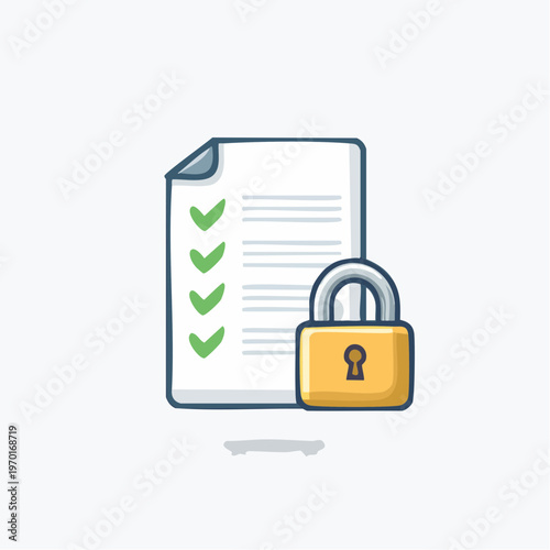 DSGVO Datenschutz Dokument Icon