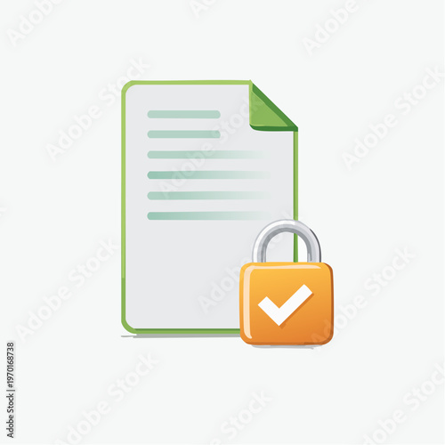 DSGVO Datenschutz Dokument Icon