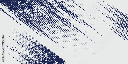фотографія Abstract halftone wave dots background