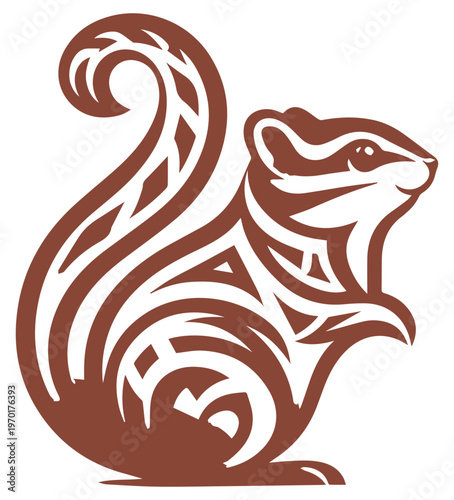 squirrel design illustration