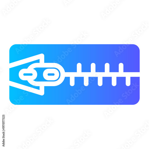 zipper gradient icon