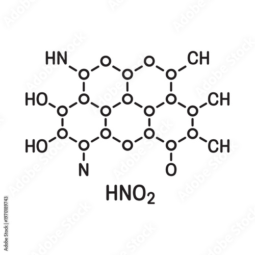 Chemical structure diagram of a complex carbohydrate molecule with nitrogen