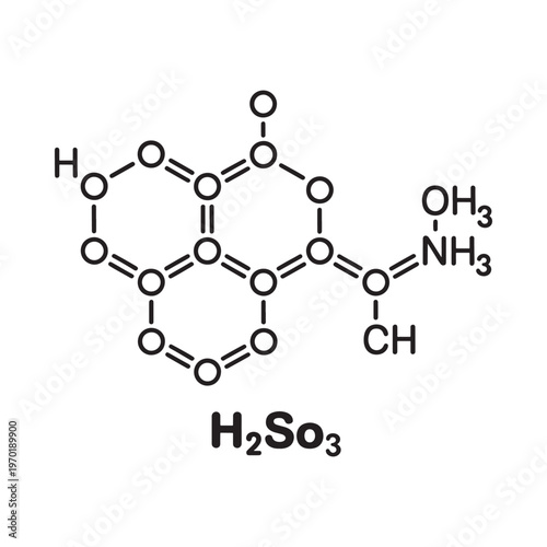 Molecular structure of ascorbic acid also known as vitamin c