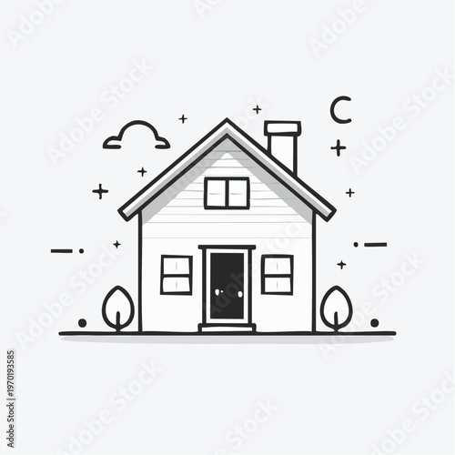 Modernes Haus Icon Vektor