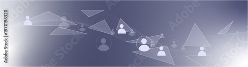 Network connection. Abstract mesh, molecular plexus line and cyberspace. Geometric line, dot on white background. abstract blue background with stars