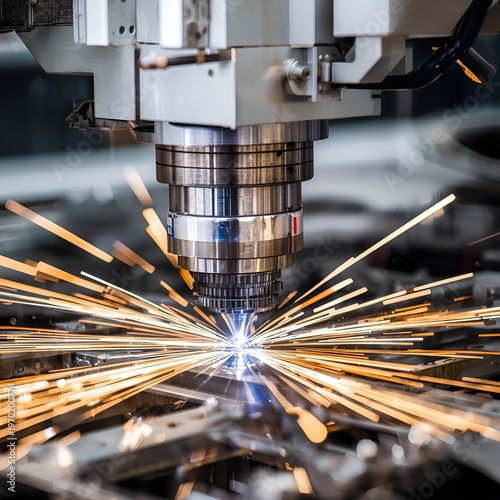 worker cutting metal