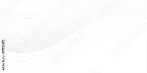 sporty style white abstract background vector background with minimalist curved lines.