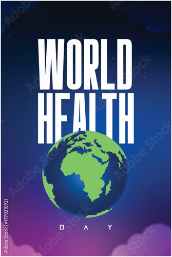 World health day, Globe world vector design