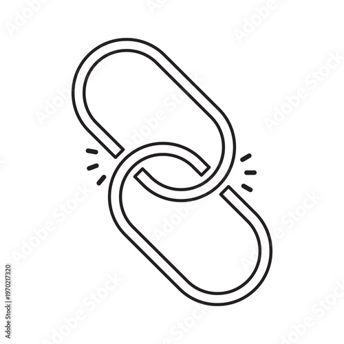 Chain, link icon Vector Description.