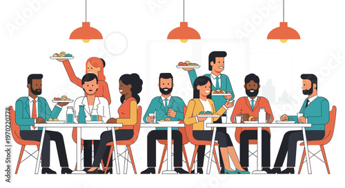 People sitting at a restaurant table.