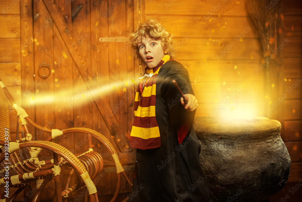 Obraz premium Fire Spell Casting