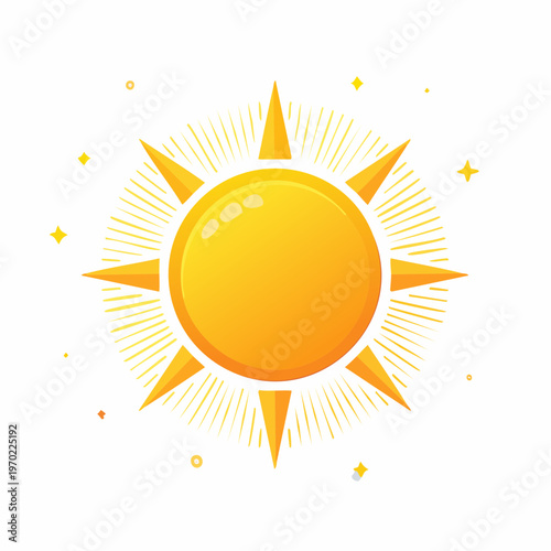Sonne Icon Minimalistisch