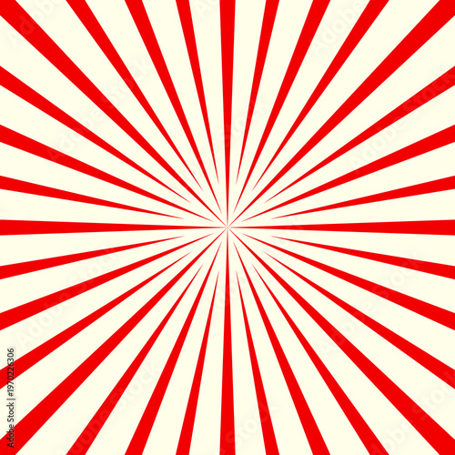 Stylized star image. Sunlight background. Striped abstract wallpaper. Vector illustration. Sun beams. Star exploding