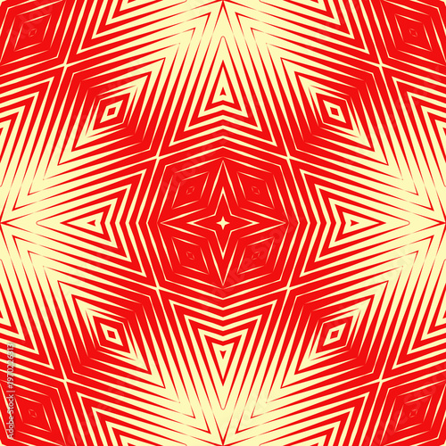 Rhombuses, chevrons, stars, arrows ornament. Seamless mosaic pattern. Embroidery backdrop. Tiles wallpaper. Ethnic motif. Geometric background. Digital paper. Geometrical textile print. Abstract