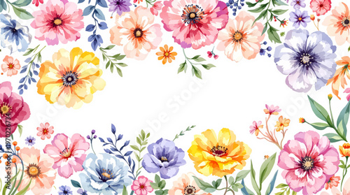 Dreamy floral textures blending blossoms into a calm and elegant decorative background full of charm