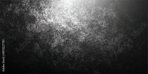 A dark grunge metal background featuring a textured black and white stone surface with aged gray concrete patterns and a rough vintage paper design