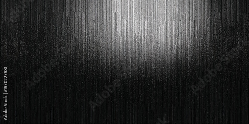 A dark silver brushed metal texture background featuring a sleek stainless steel surface pattern with light and grey metallic reflections for a modern industrial wallpaper design