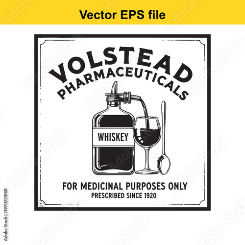 Volstead pharmaceuticals medicinal whiskey advertisement