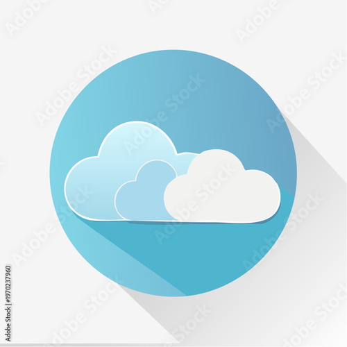 Wolke Icon Minimalistisch