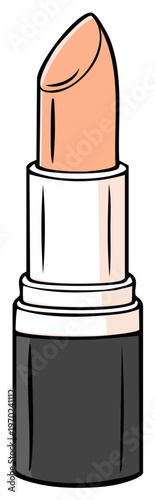 Peach Lipstick Cartoon Illustration Beauty Cosmetics Make-Up Accessory
