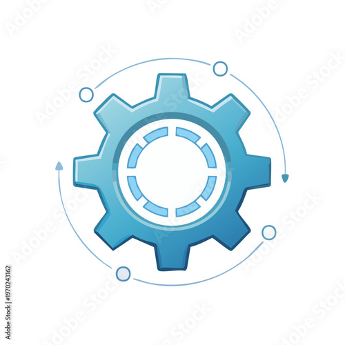 Zahnrad Icon Vektor