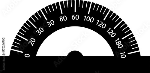 Protractor, Angle Ruler, Degree Gauge, Measurement Tool