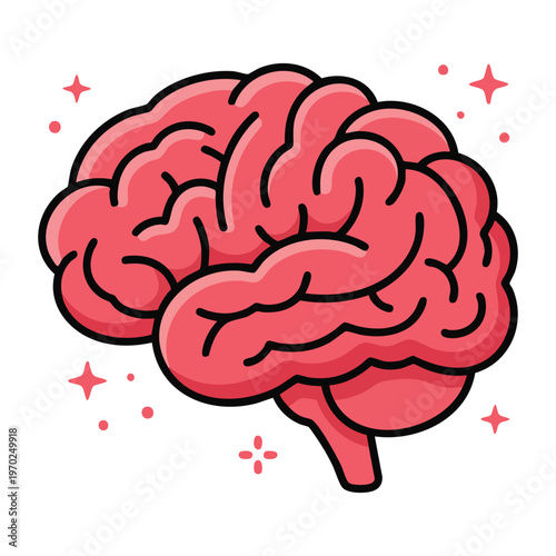 Cartoon Brain Illustration