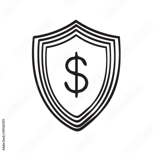 dollar security shill icon symbol