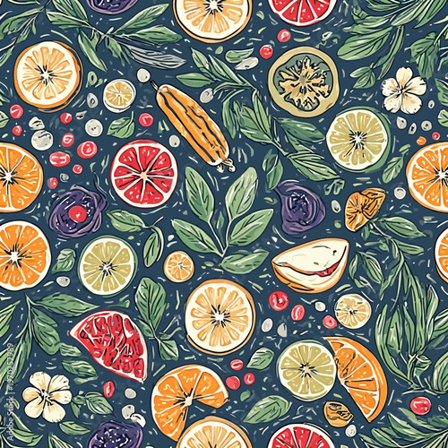 Food Pattern Design Very Cool