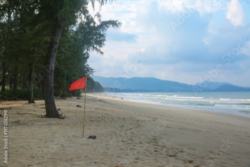 Bang Tao Beach (Layan) on the Andaman Sea coast of Phuket Island in Thailand, October 2025