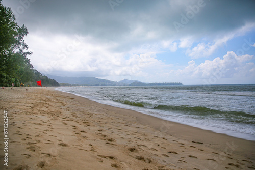 Bang Tao Beach (Layan) on the Andaman Sea coast of Phuket Island in Thailand, October 2025