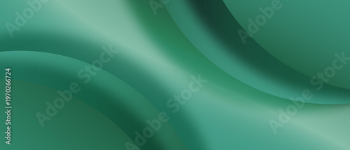 Abstract deep green background with polygonal pattern