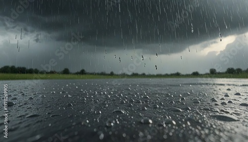 Heavy rain falling against a plain solid color background. 
