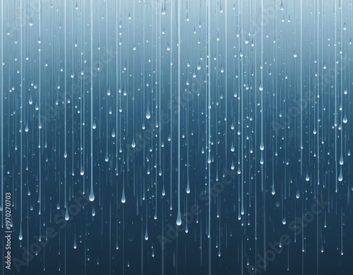 Heavy rain falling against a plain solid color background. 