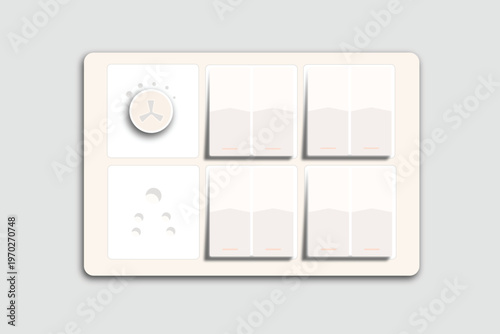 Electric plastic Switch Board