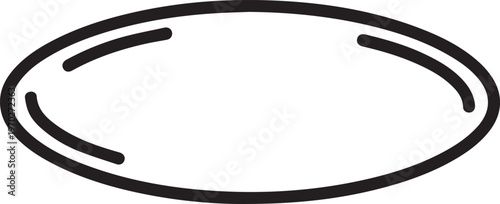 Premium Aspheric Lens Vector Icon for Optics Engineering, Vision Correction, Optical Design, Smartphone Camera Systems, Automotive Headlight Optimization, Precision Manufacturing, OLED