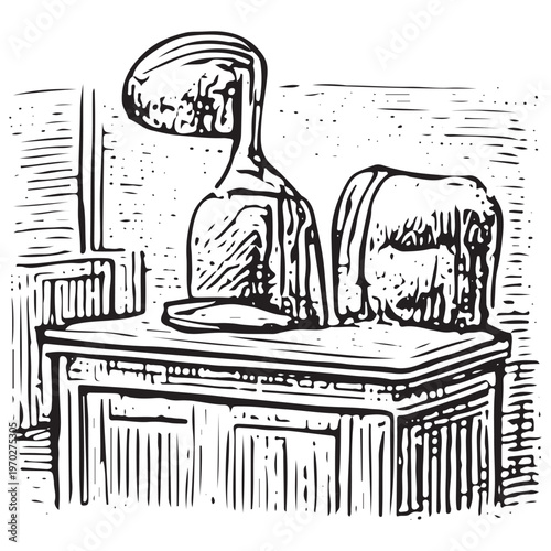 Court Witness Stand for Testimony, Trial Evidence and Legal Proceedings Equipment