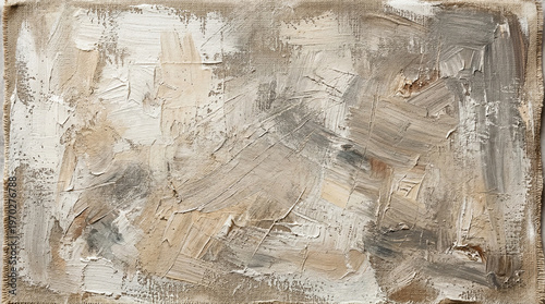 A Coarse-Textured Abstract Harmony of Neutral Tones