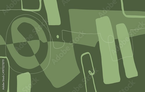 Abstract image for printing. Picture for modern interiors. The picture is painted by hand on a tablet.