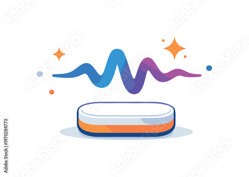 Zero UI interfaces and invisible interactions in next-generation digital products removing the need for traditional screens, a simple voice wave