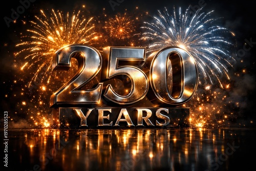 Celebrating 250 Years of Achievement and Milestones with Fireworks