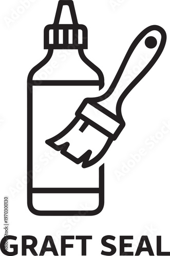 Professional Grafting Sealer Application Kit with Brush – Essential Tool for Woodworking, Carpentry, DIY Home Repair, and Precision Sealant Work – Perfect for Preventing Moisture Damage