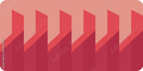 Abstract red heart with arrow on vector background