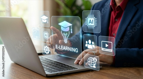 Digital Learning Platform with Holographic Education and AI Interface