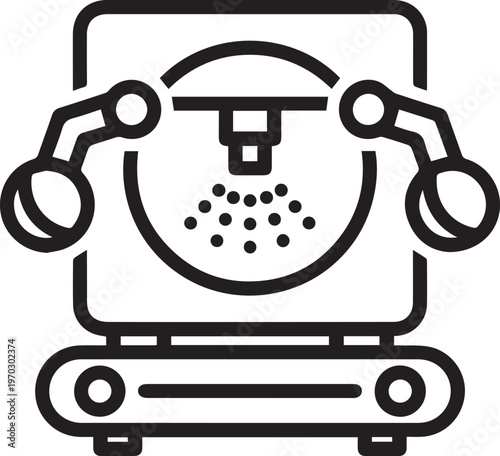 Professional Lens Coating Machine with Precision Spray Nozzle for Optical Coating, Anti-Reflective, UV Protection, and High-Performance Optical Surface Treatment in Precision Manufacturing