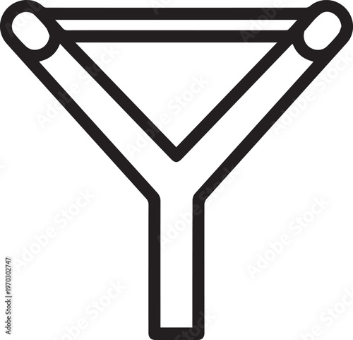 Professional Medical Grafting Sling with Elastic Band Vector Icon for Healthcare Professionals, Surgical Assistants, Wound Care Specialists, Orthopedic Therapists, Patient Education