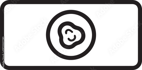 Professional Microscope Slide with Specimen Vector Icon for Medical Research, Biology Education, Lab Documentation, Scientific Presentations, Microscopy Studies, Pathology Reports,